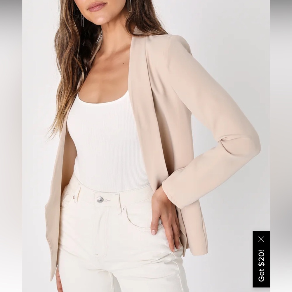Lulu’s Nude/Beige Blazer